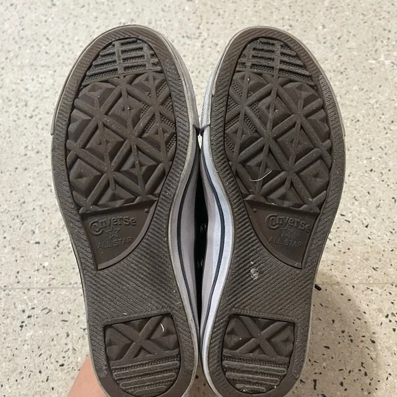 Converse All Star Black and White Sneakers - Picture 7 of 9